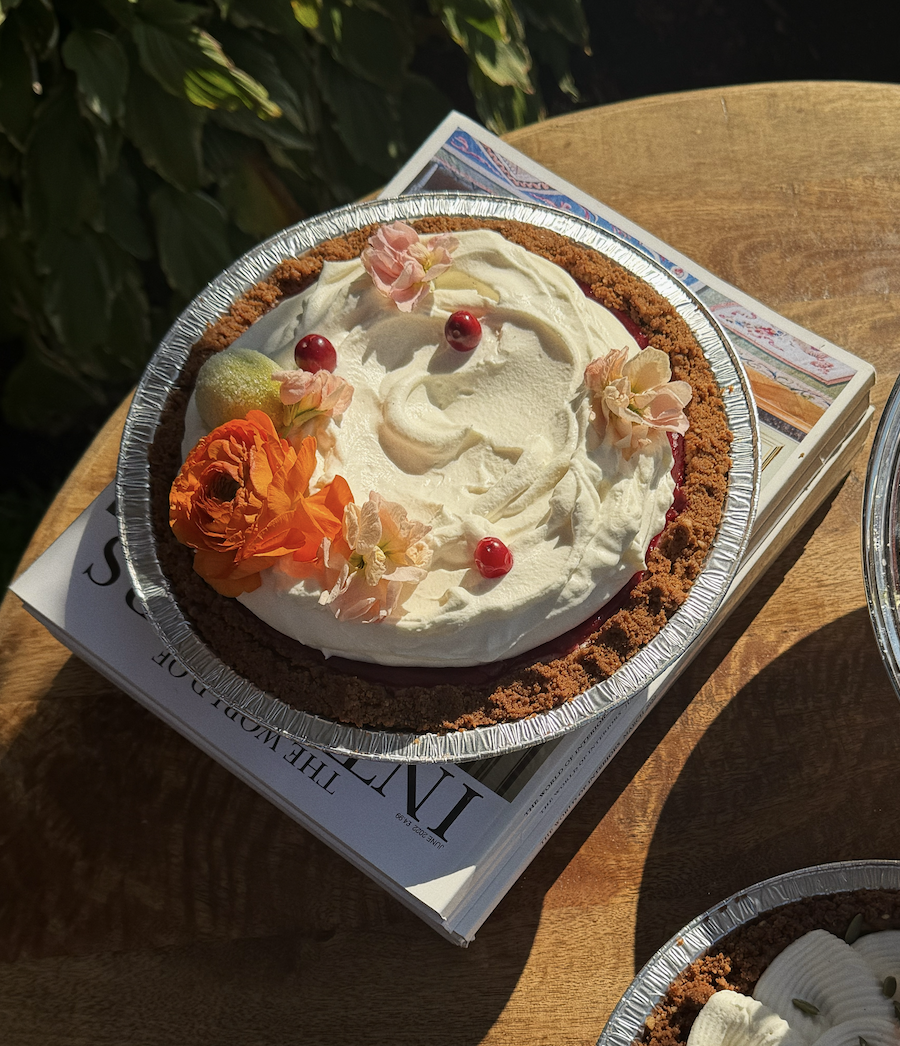 Cranberry Key Lime Pie