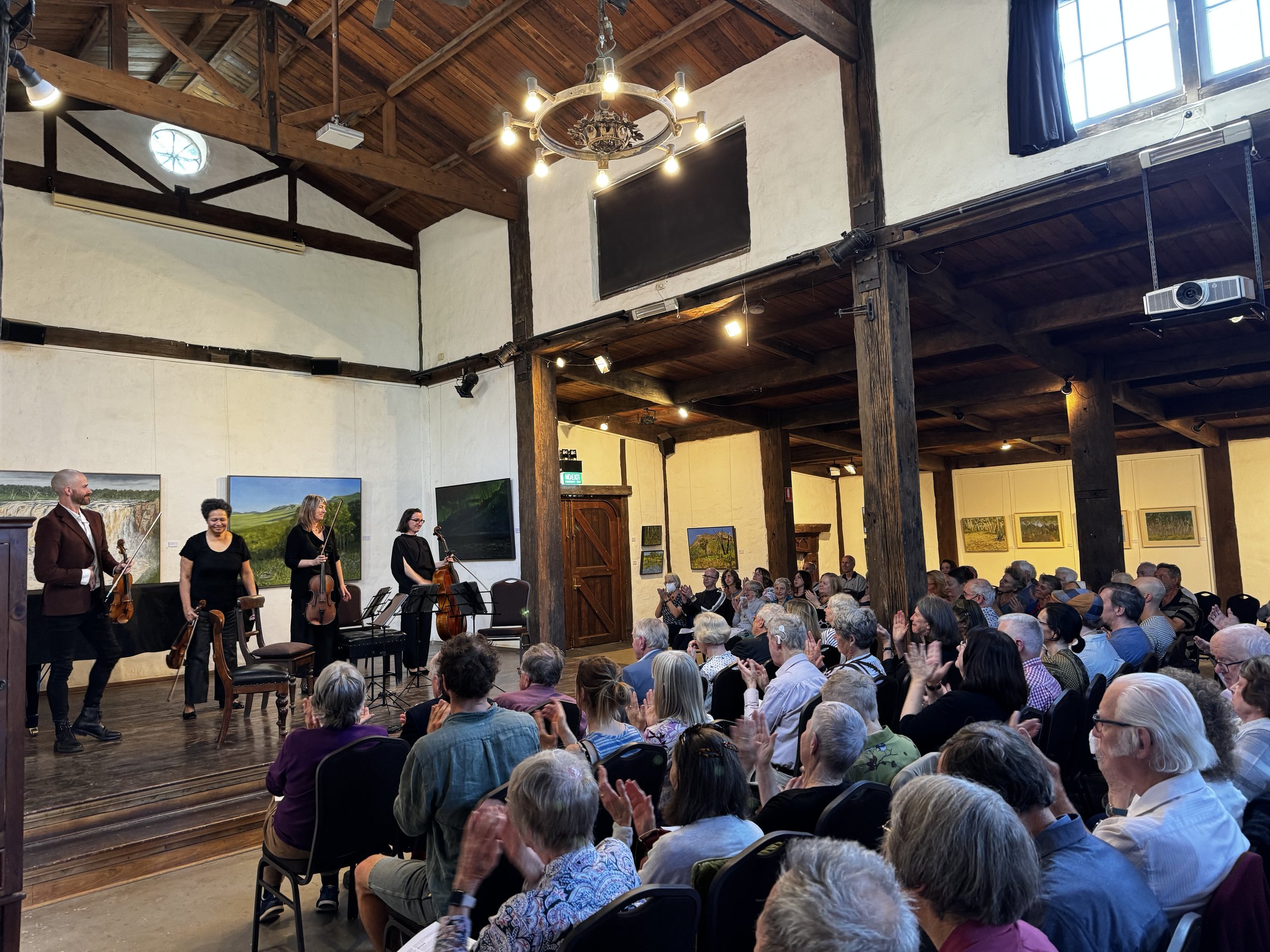 FQ at Montsalvat following Maria Grenfell new work premiere