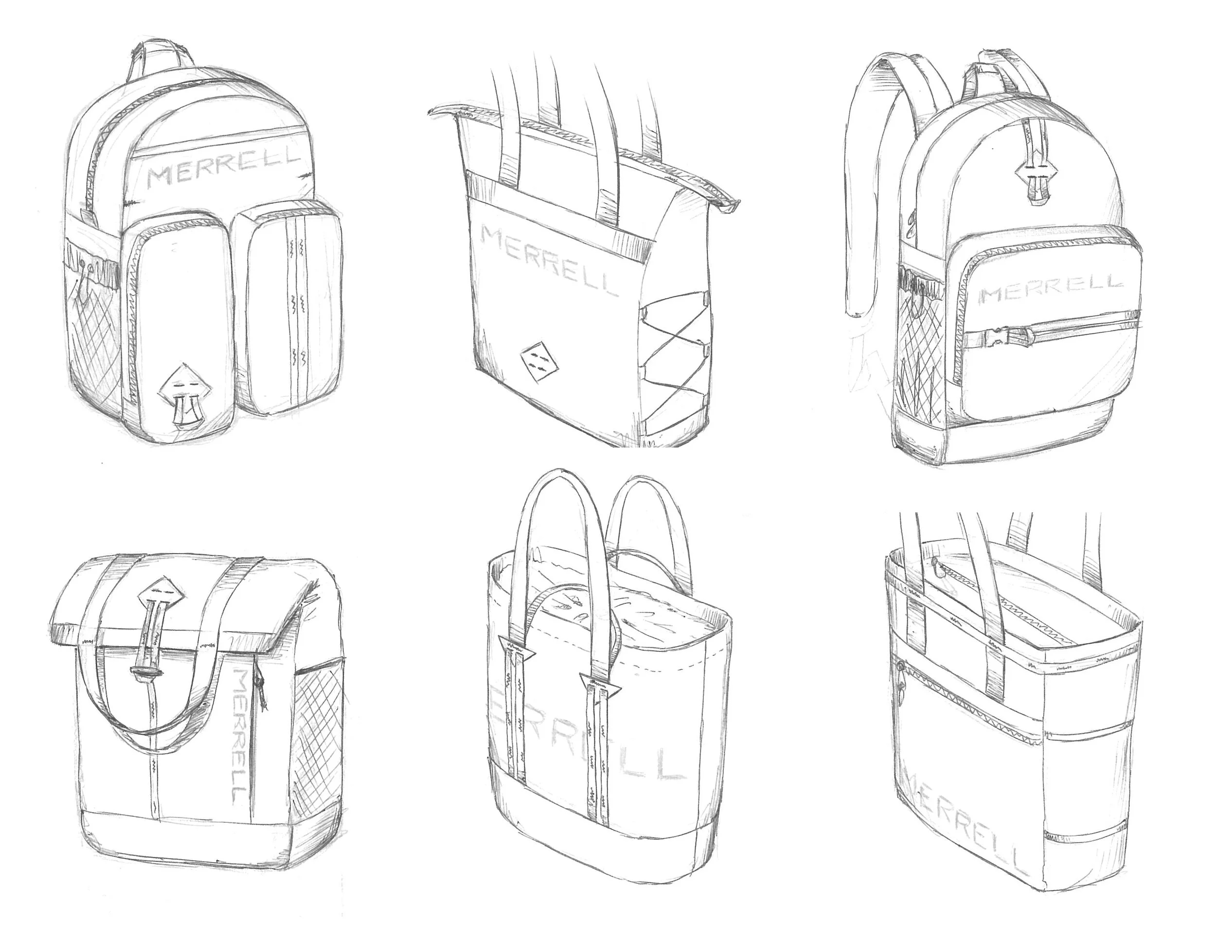 Merrell Lifestyle small pack and tote sketches.jpg