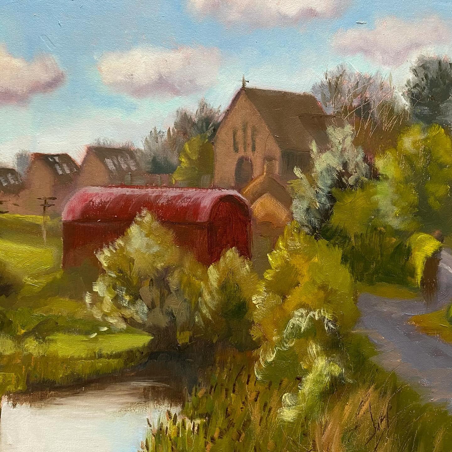Delighted to be part of the ‘Paint Waterford’ Artform exhibition with my plein air painting of Dunhill village from Anne Valley. All welcome to the opening event
Sat June 14th from 5pm to 6.30pm at
@thestablescafemountcongreve
As part of