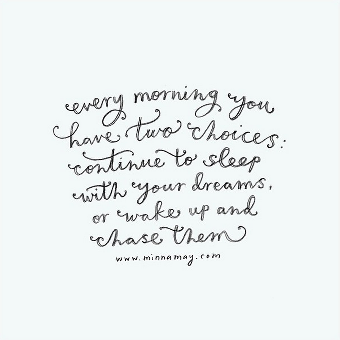 @minna_so - a graphic designer, photographer and writer from Seattle - her handlettering is so cute and I love all the inspiring quotes. 