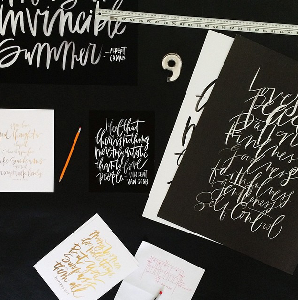 @chelseapetaja - If you like beautiful type and flowers this feed is for you - lots of inspiring treats and beautiful details. 