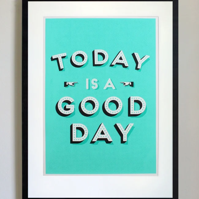 Basil and Ford - These guys have really fun bright typographic prints that would look great in any house! They also have a glow in the dark print which is pretty cool! 