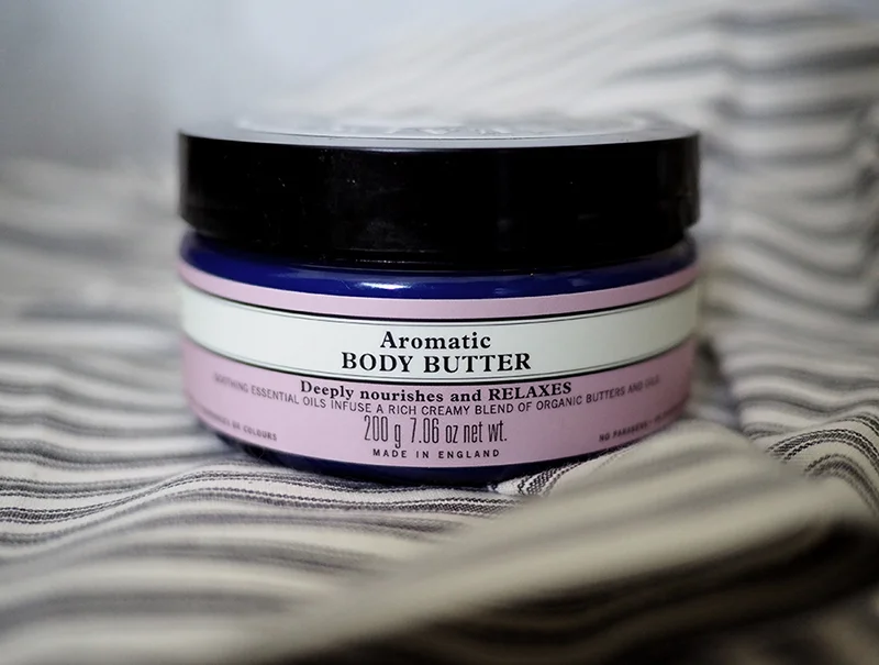 I was given this body butter as a gift and I love how it makes my skin feel. It is quite thick but makes my skin feel really soft and well moisturised. I have mainly been using it on my legs but it is good for all over. It smells amazing and so feels like a very relaxing treat to use. I find with all the products I have used that they go a long way too. You don't need to use much each time and so the pots really last. 