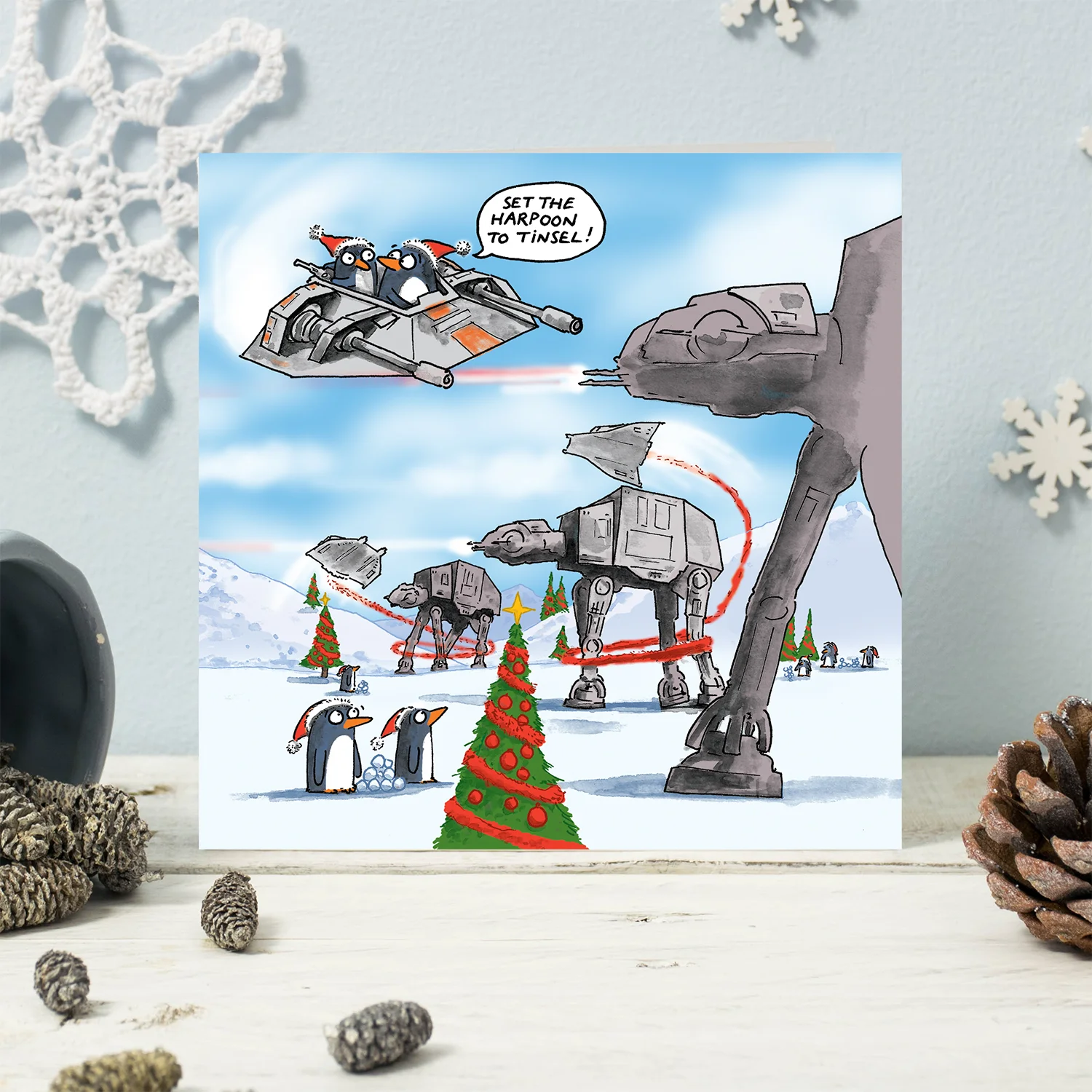 Star Wars Christmas card