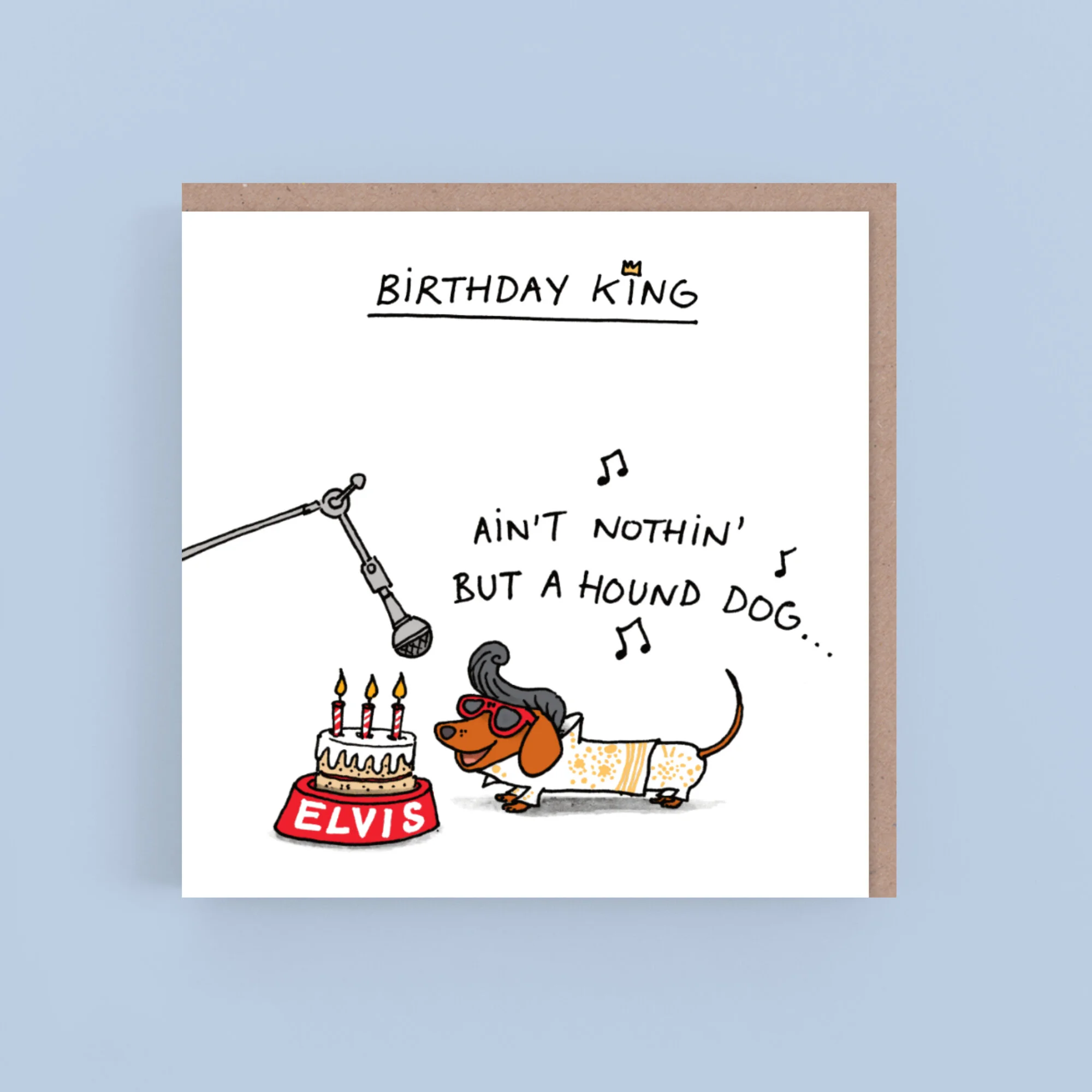 Birthday King card