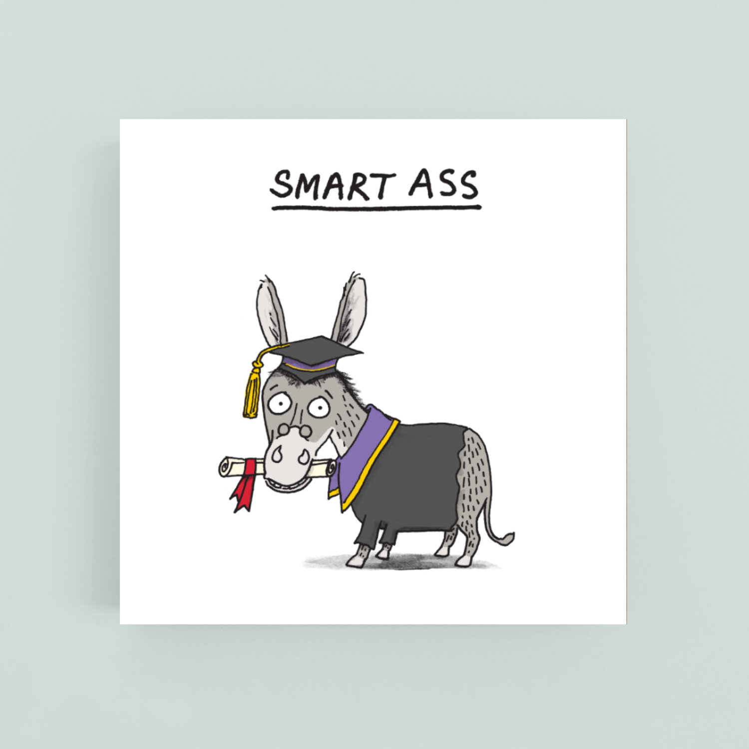 Smart Ass graduation card