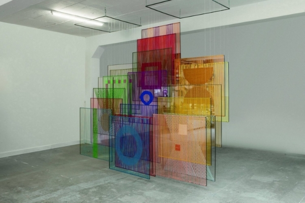 Elsi Giauque, Installation view, Decorum: Musee d'art moderne, Paris.