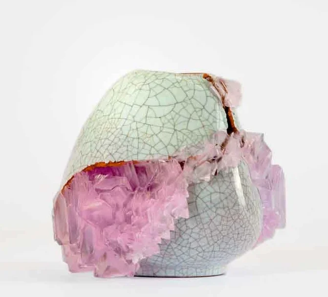 Lukas Wegwerth. Crystallization Vase. Photo Courtesy of Gallery Fumi