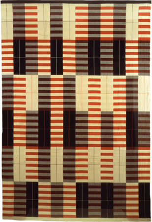 Black, White, Red, 1926/64; Cotton + Silk