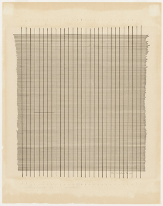 Tremolo, 1962, Gouache on Paper © 2015 Estate of Agnes Martin / Artists Rights Society (ARS), New York