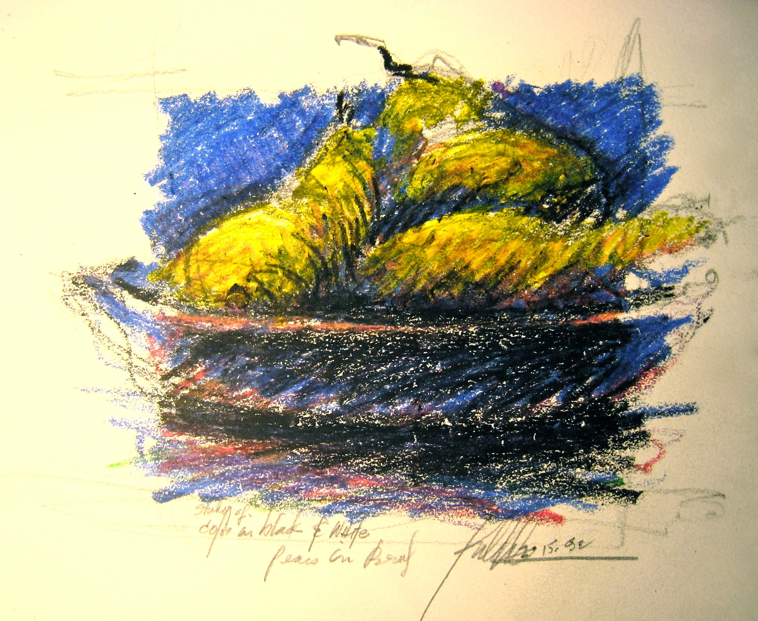 PEARS IN A BOWL (sold)