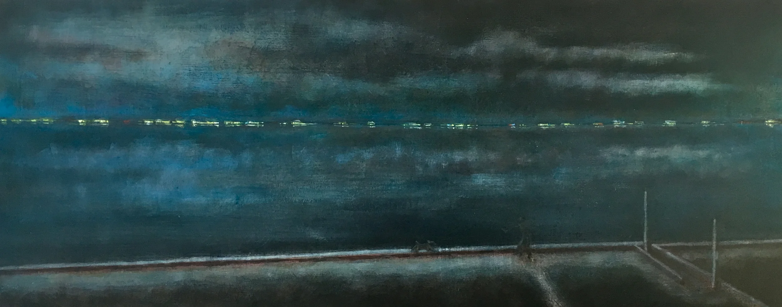EARLY EVENING ON THE BAY (sold)