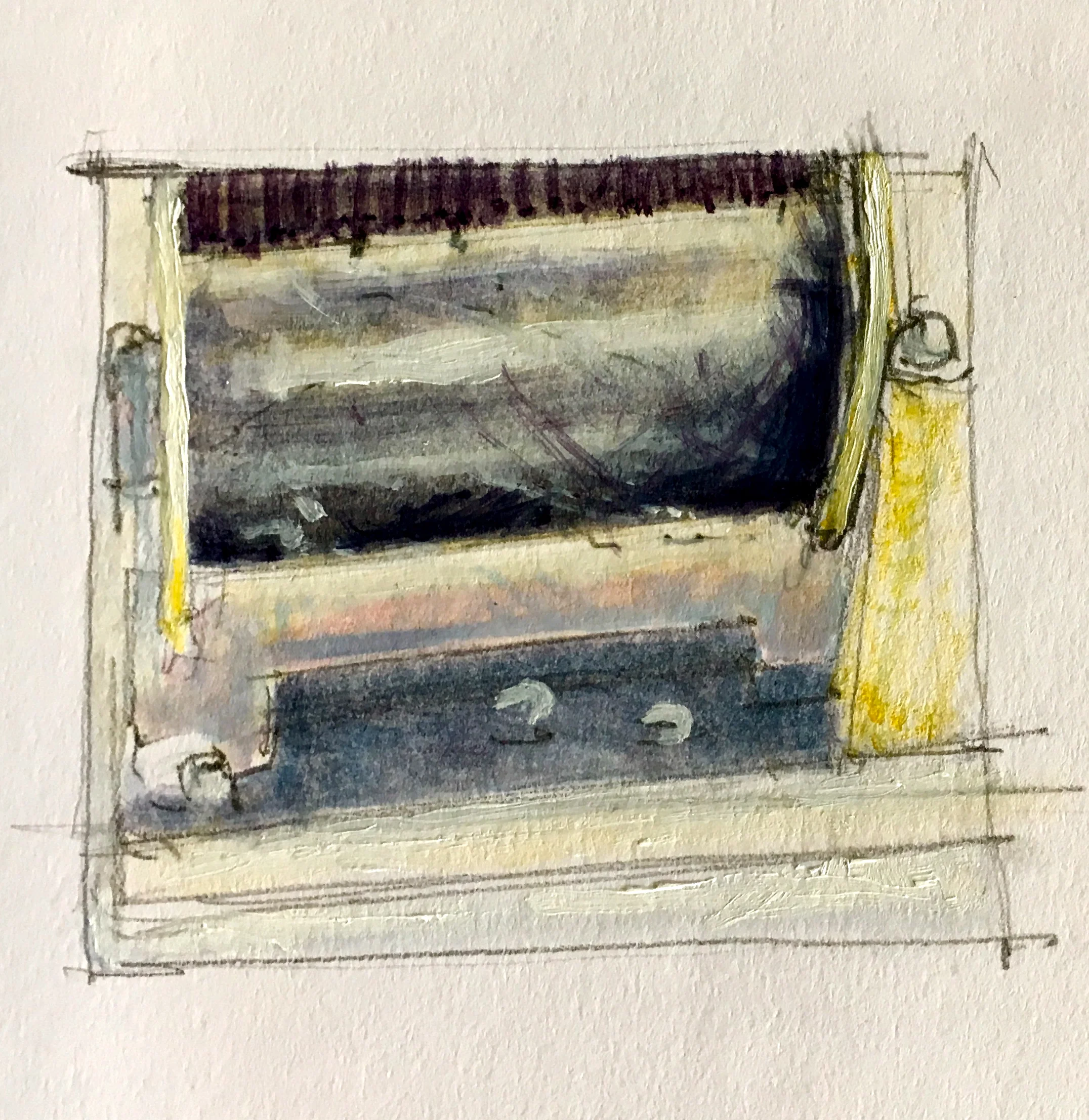 OIL SKETCH ON PAPER