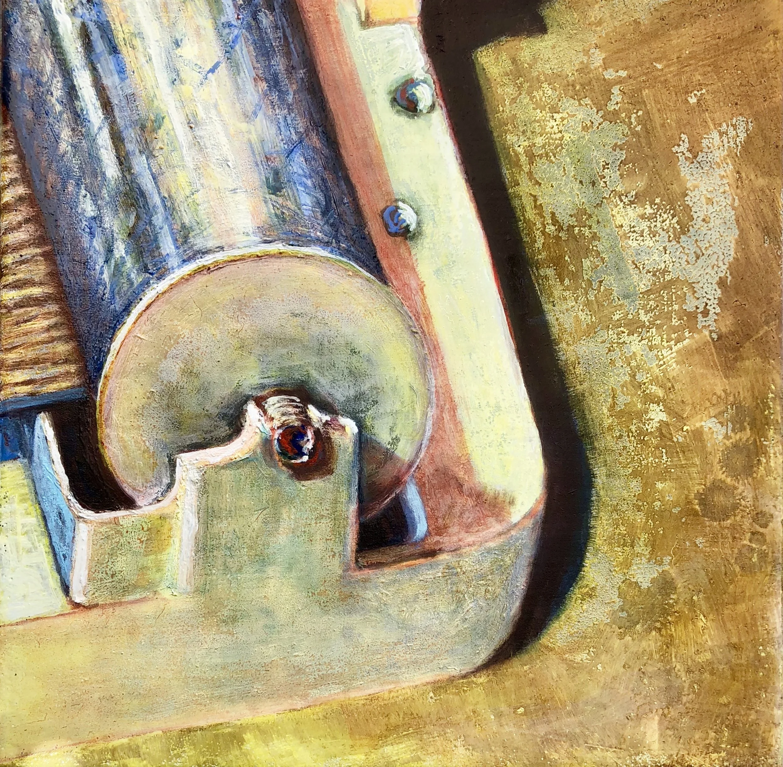 MUSIC BOX #9 – oil on wood panel