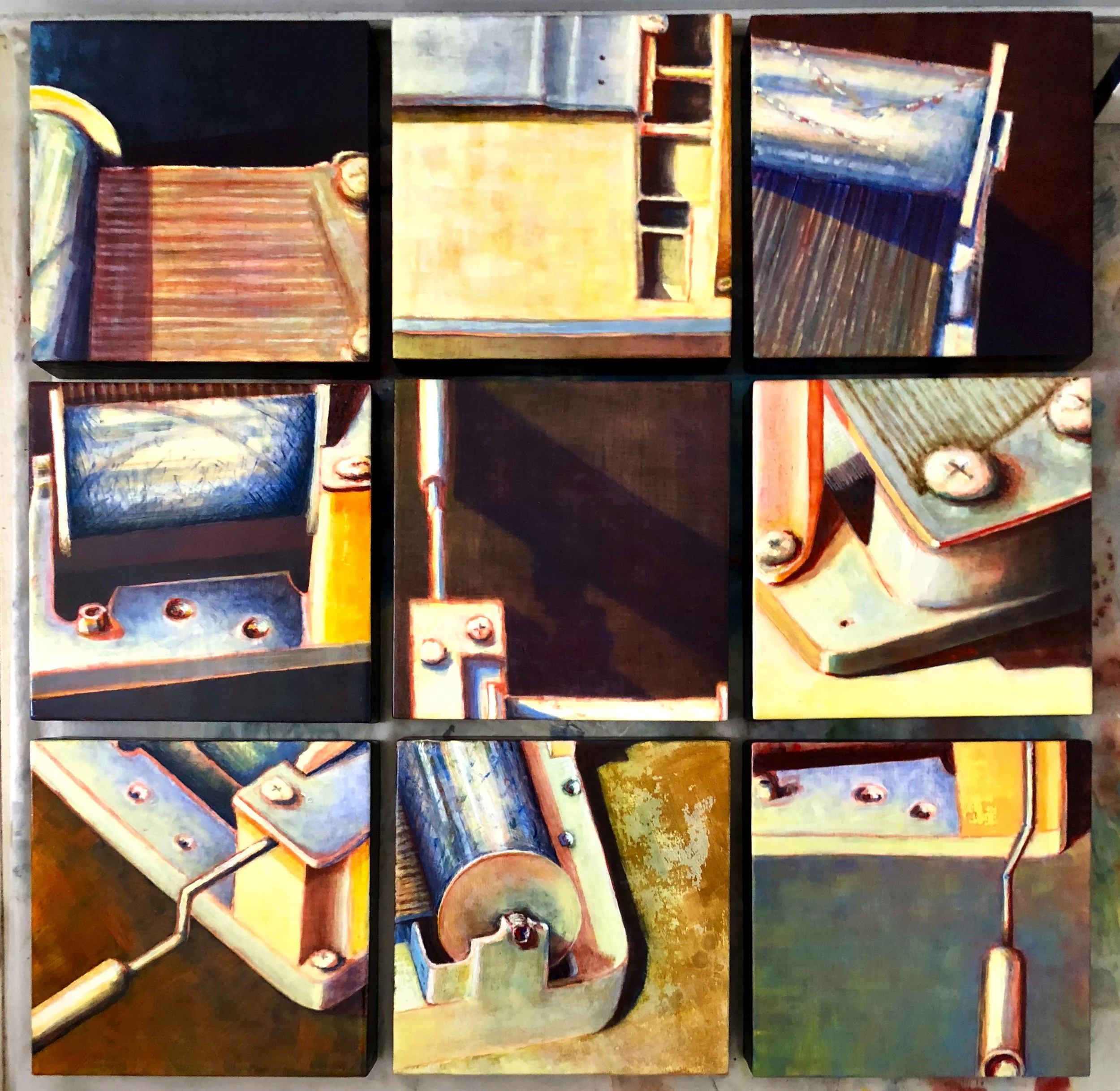 "YOU ARE MY SUNSHINE" (set of nine panels)
