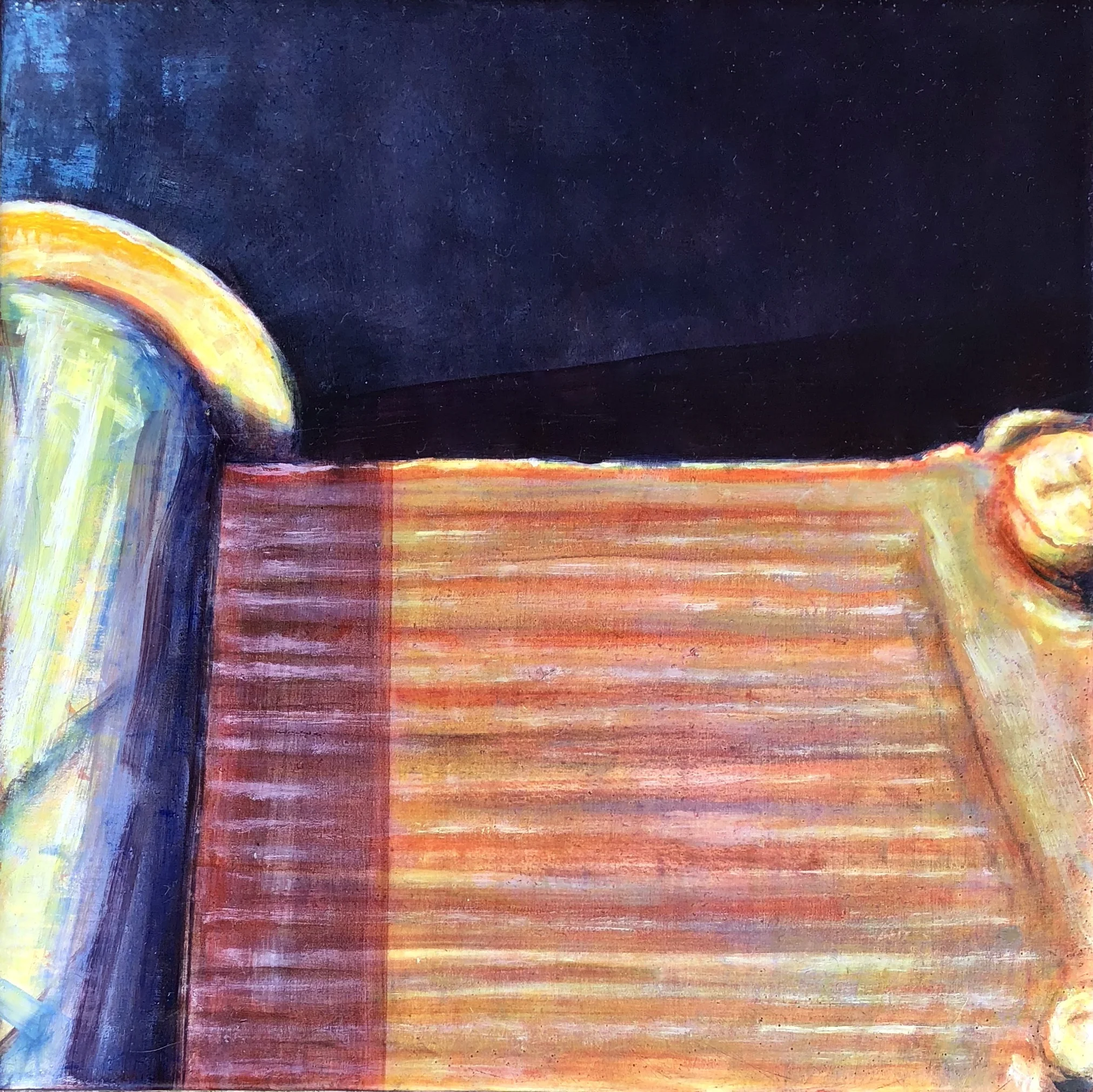 MUSIC BOX #4 – oil on wood panel