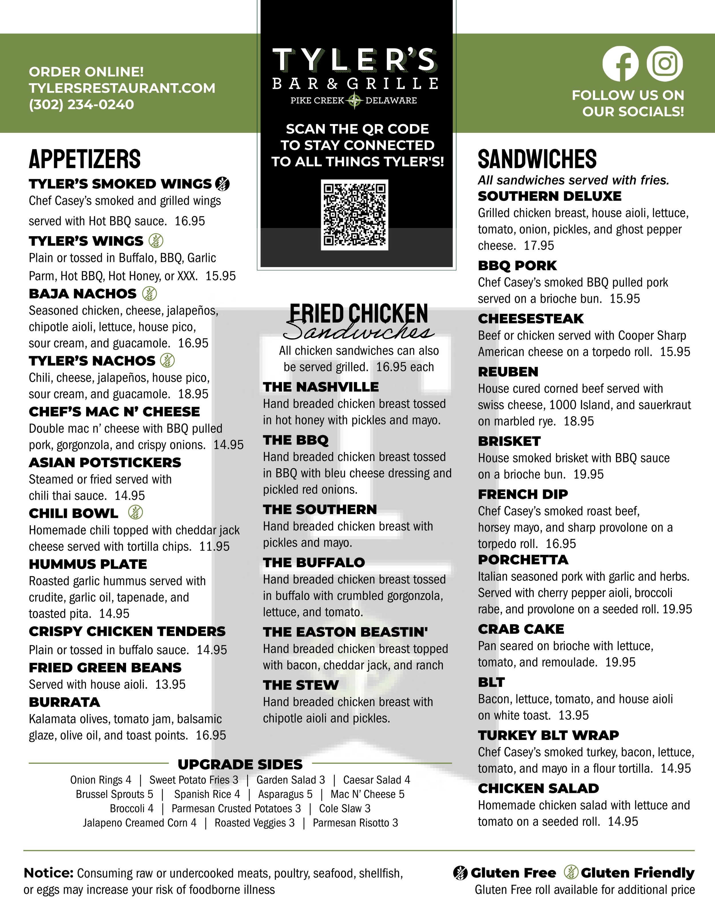 Menu Front