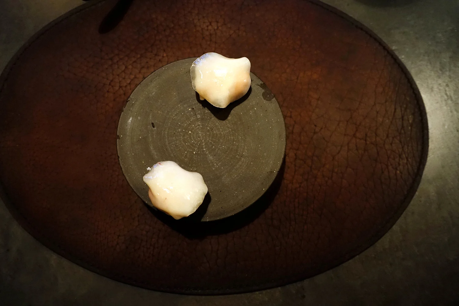 Ceoduck with lardo, air baguette