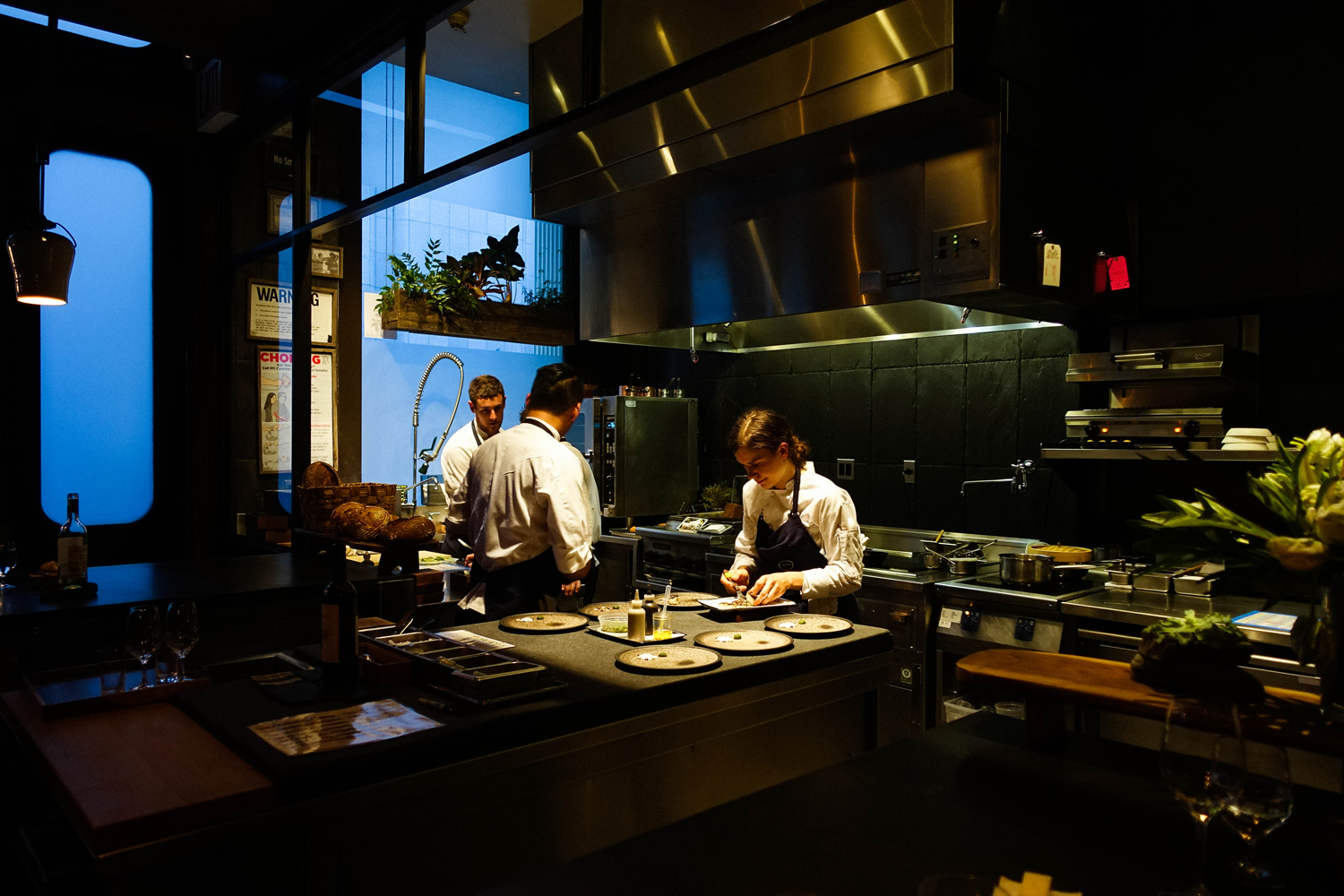 Chefs preparing