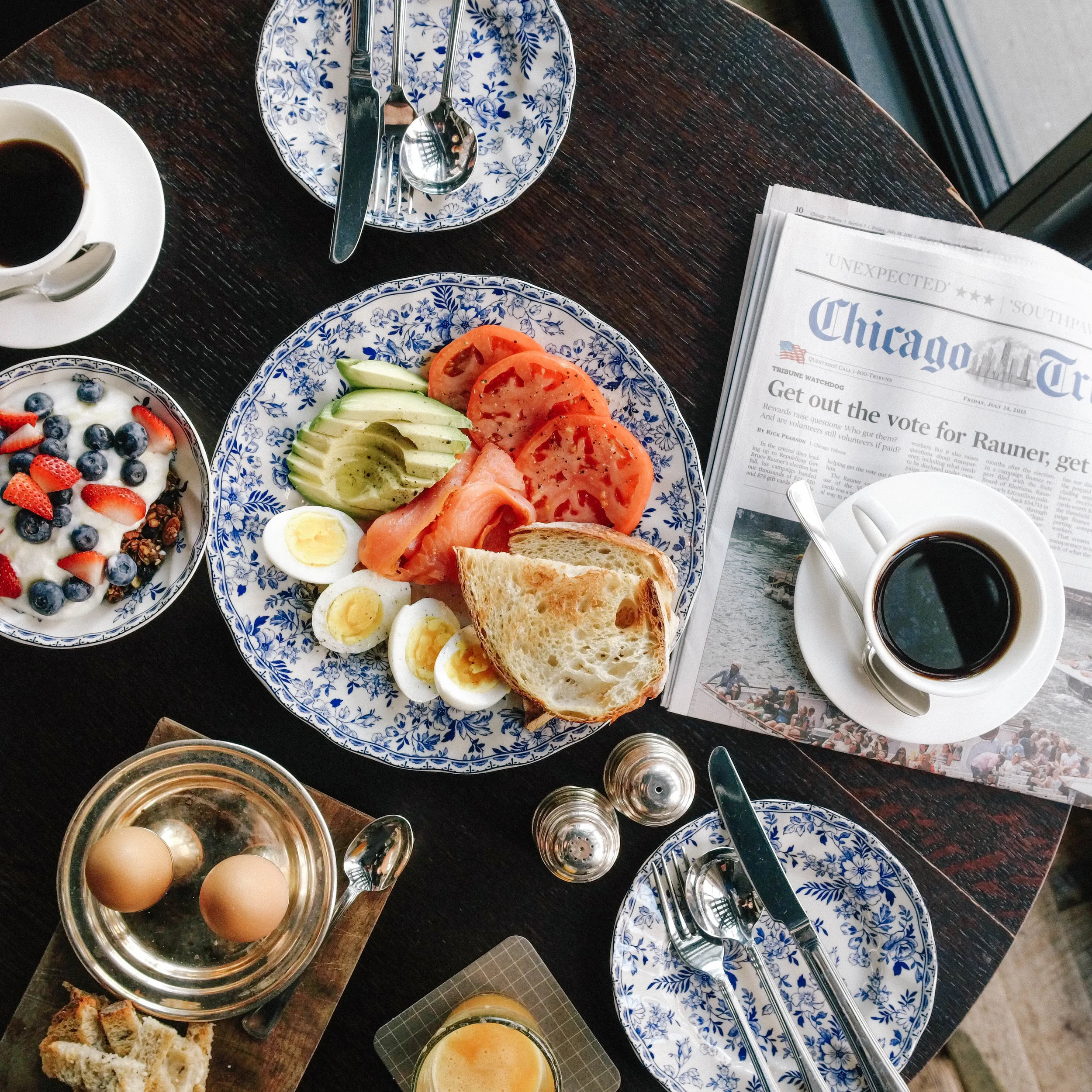 First things first, breakfast at The Allis at Soho House Chicago