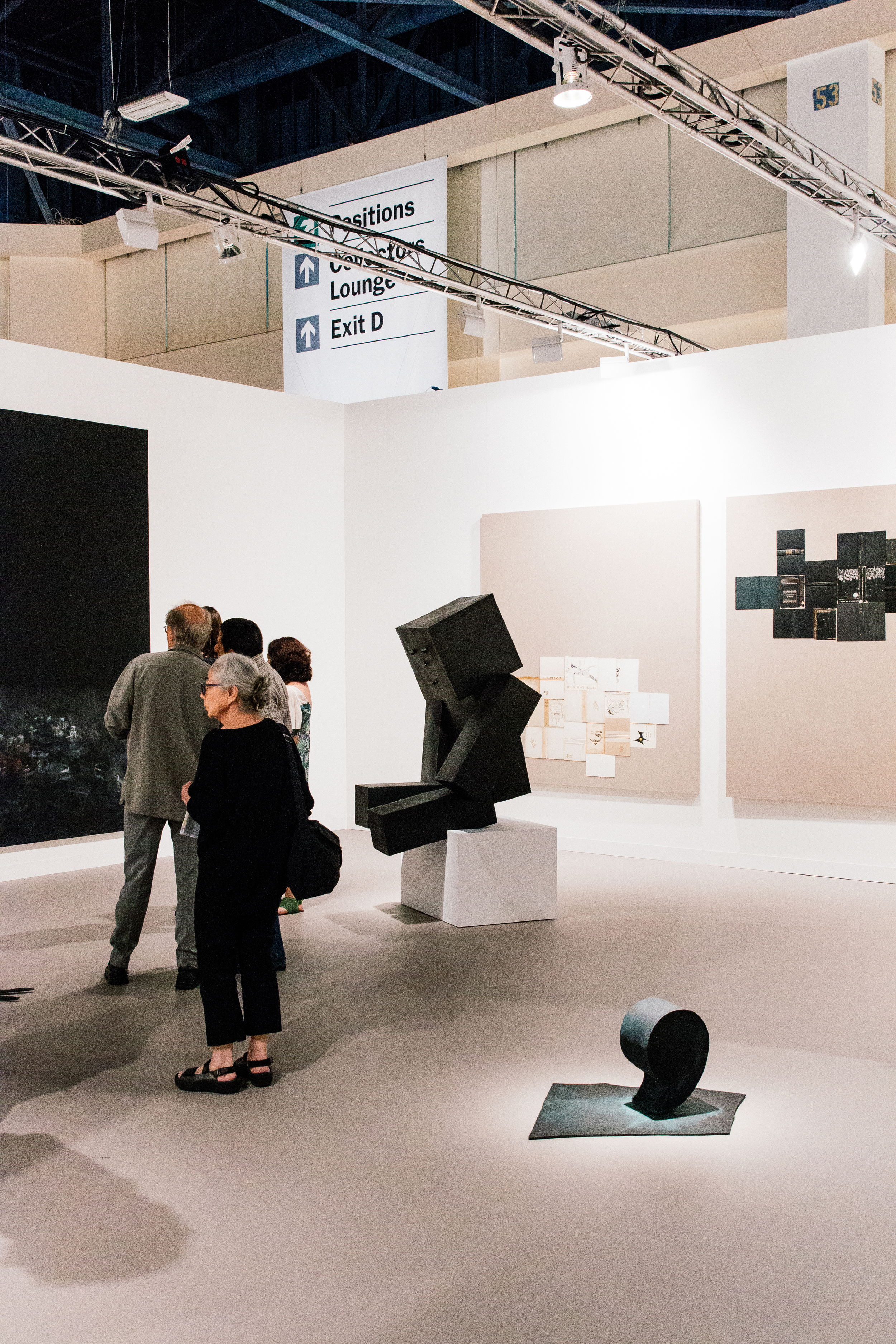 Moving onto Art Basel at the Miami Beach Convention Center