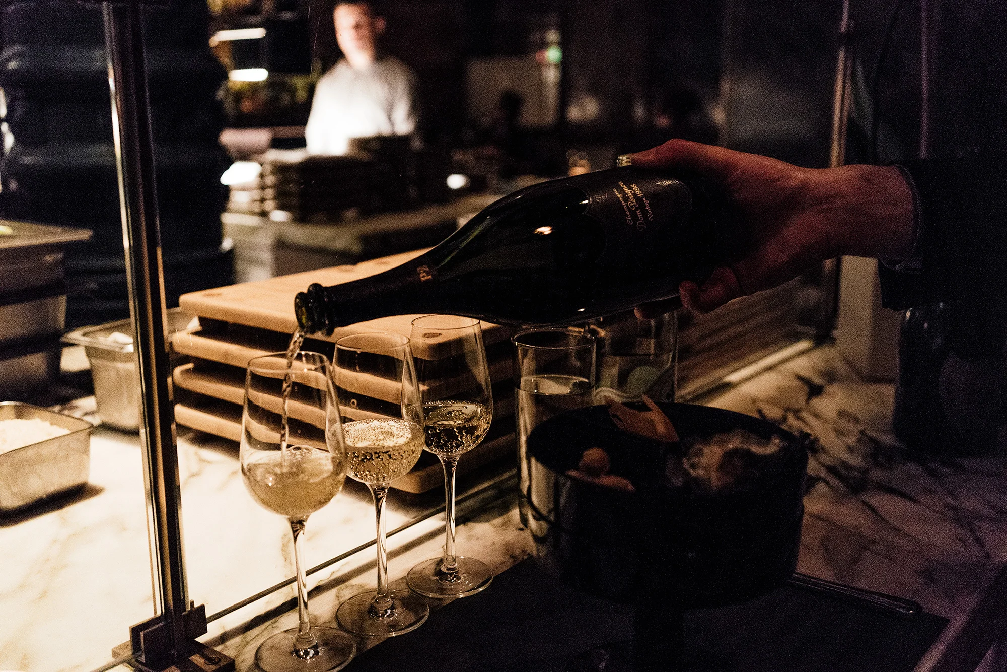 Ferran Adria x Dom Perignon Snacks + Dinner at Chef's Club by Food & Wine