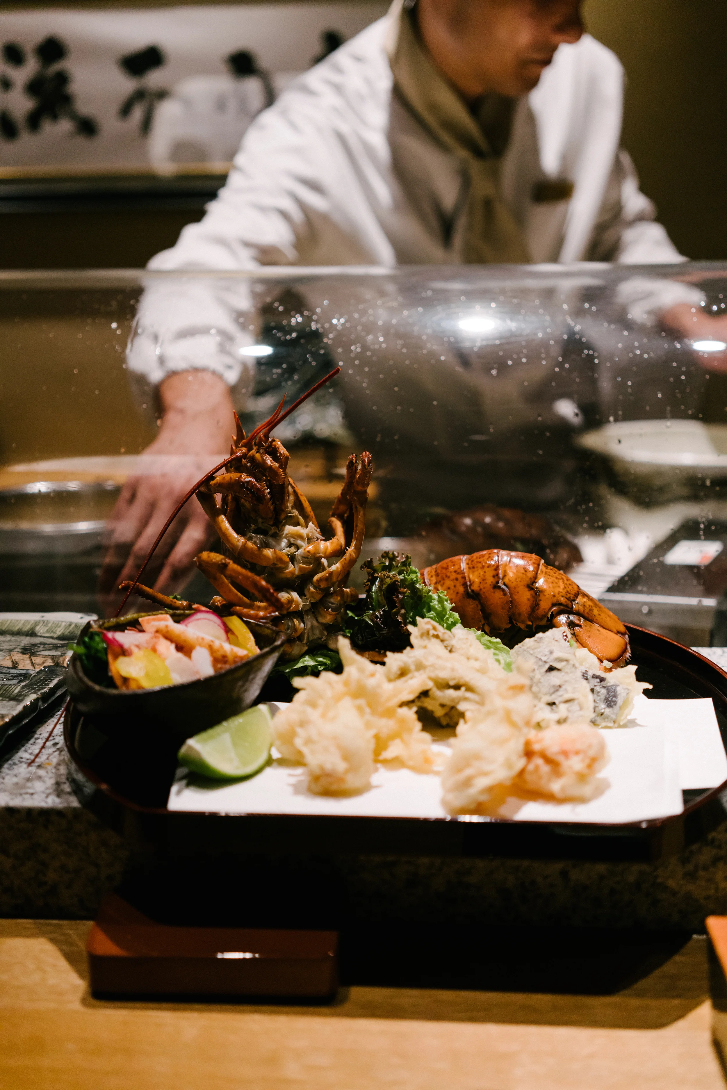 Birthday dinner w/ the hubbie at Tempura Matsui