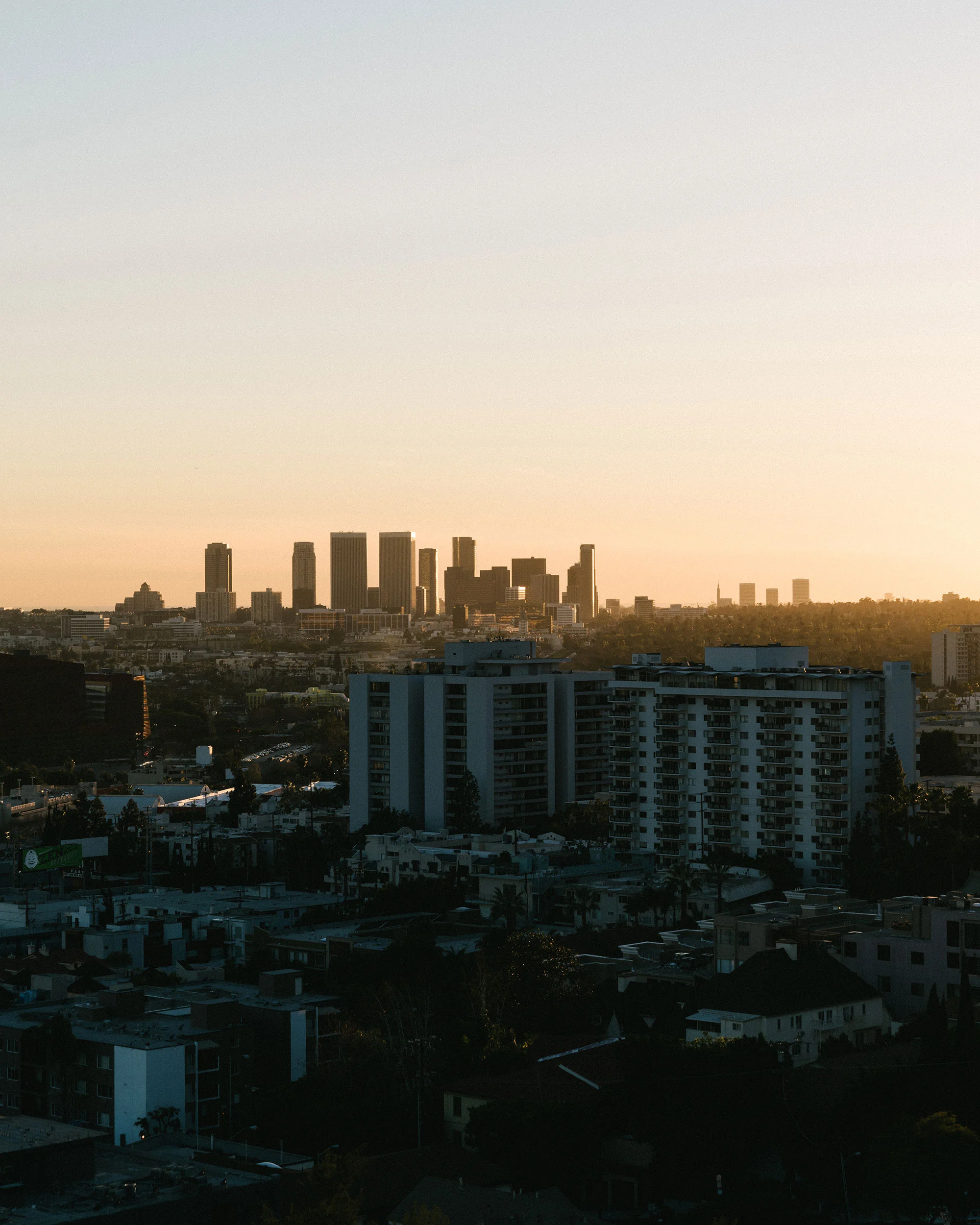 Sunset from the Sunset Tower Hotel