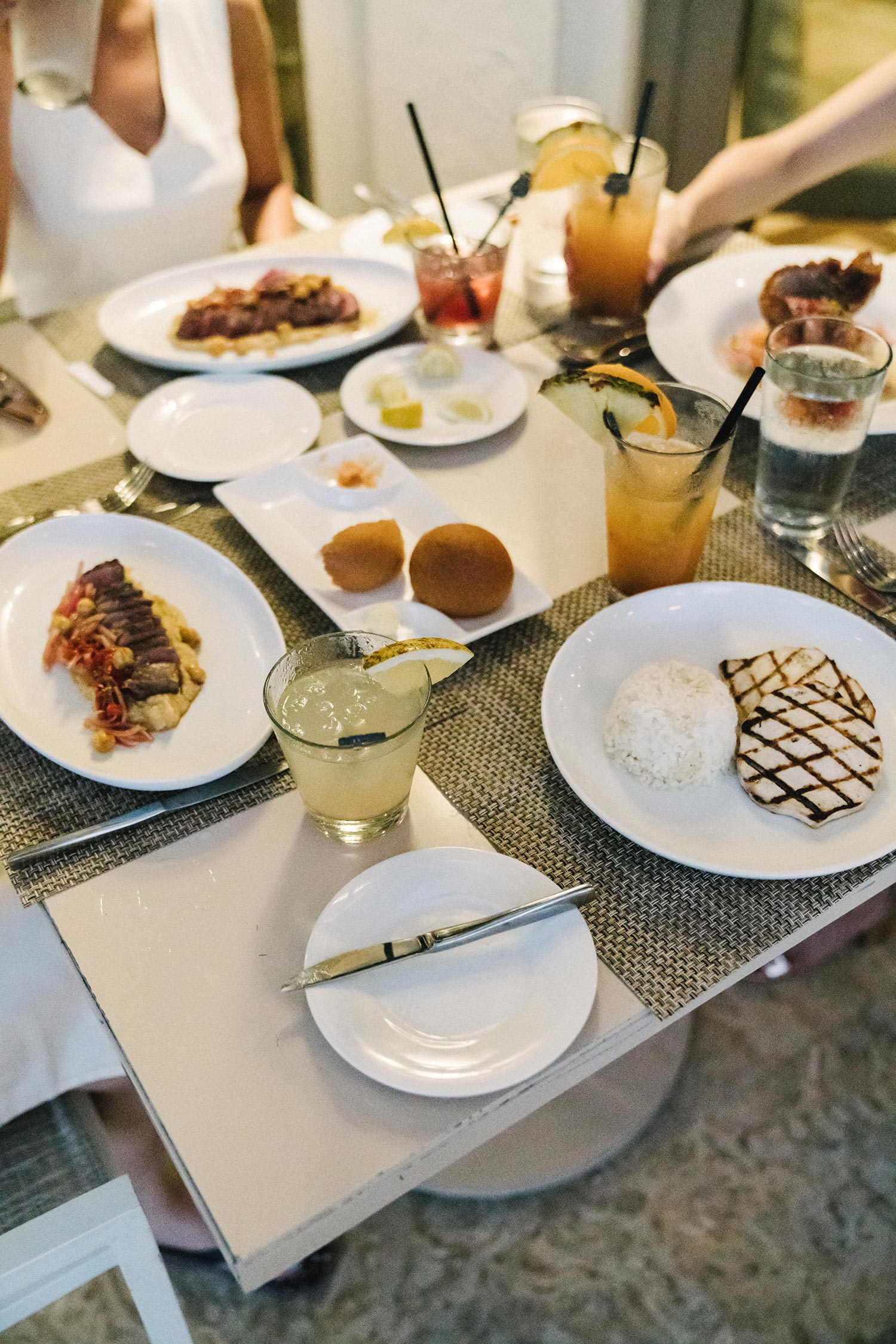 Dinner at Beach Club