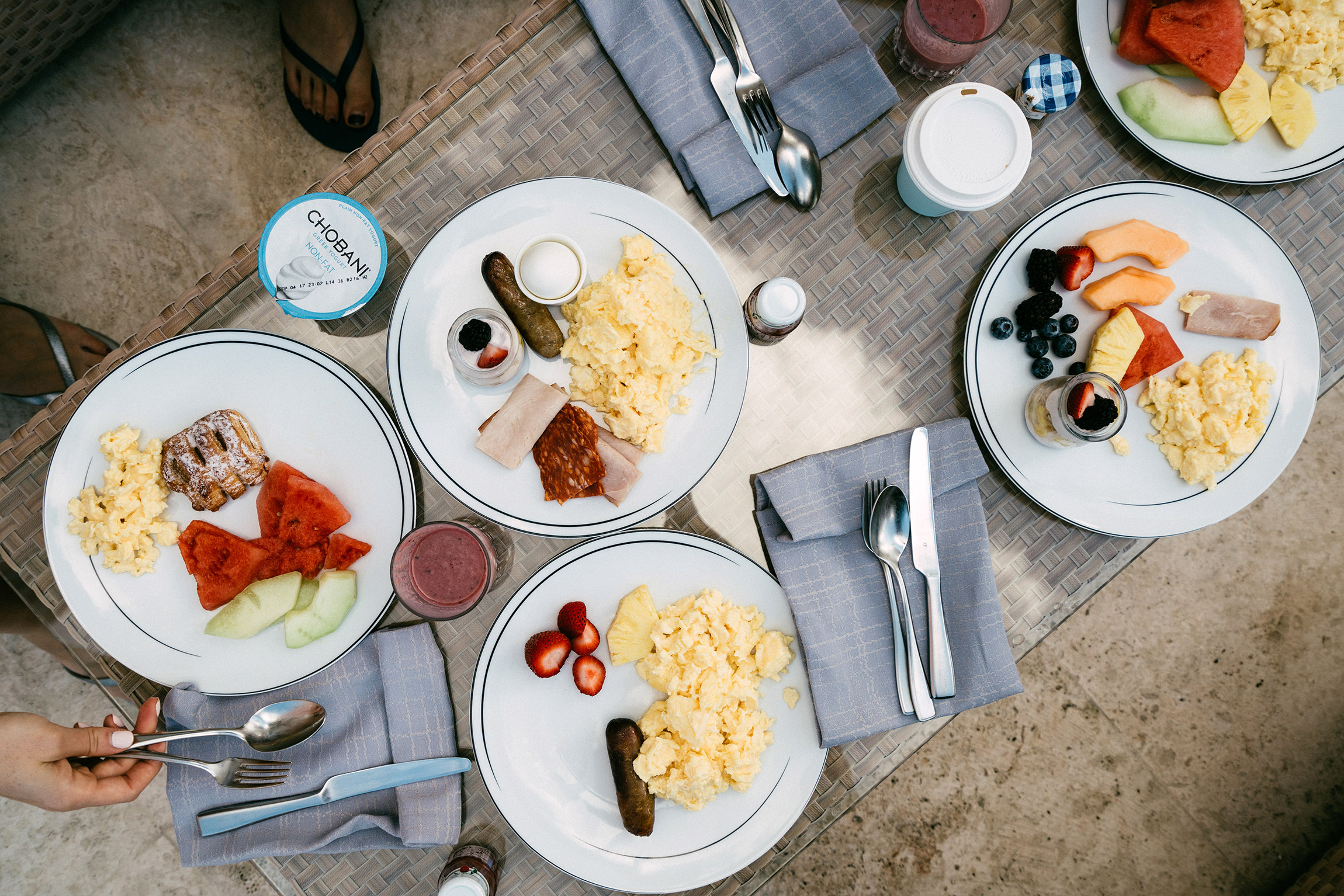 Buffet breakfast (we love our eggs)