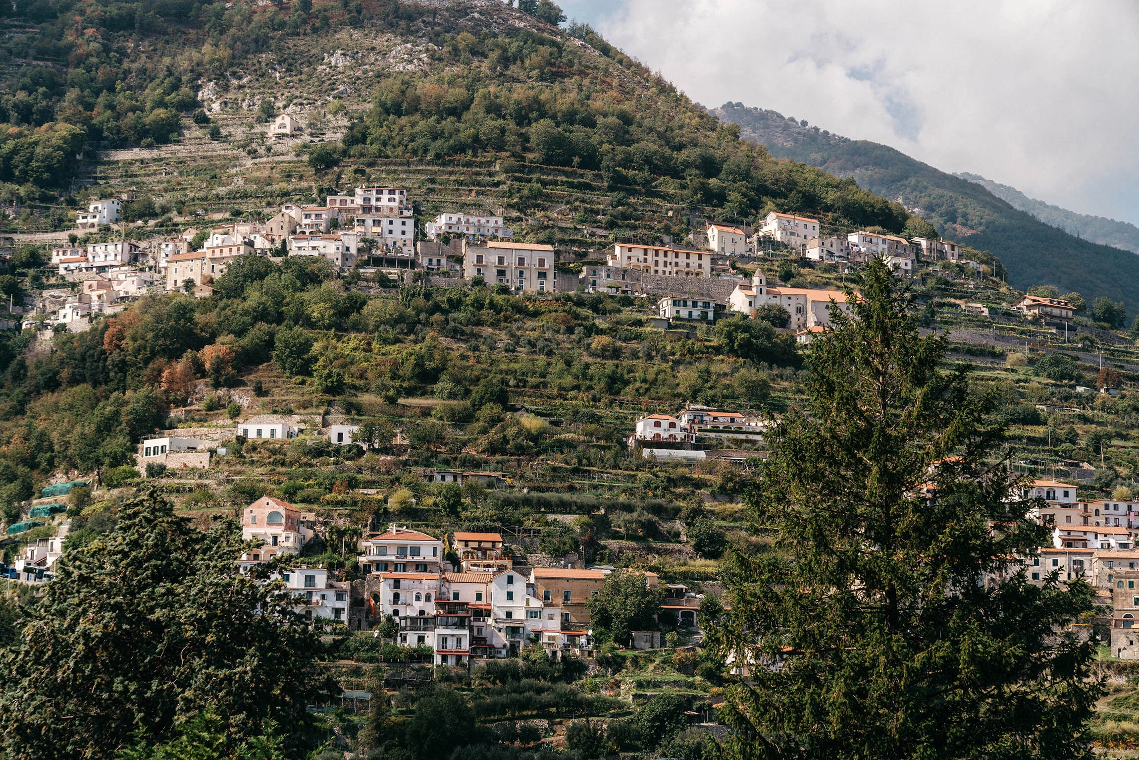 Arrived in Ravello faced with the ravishing views of Scala