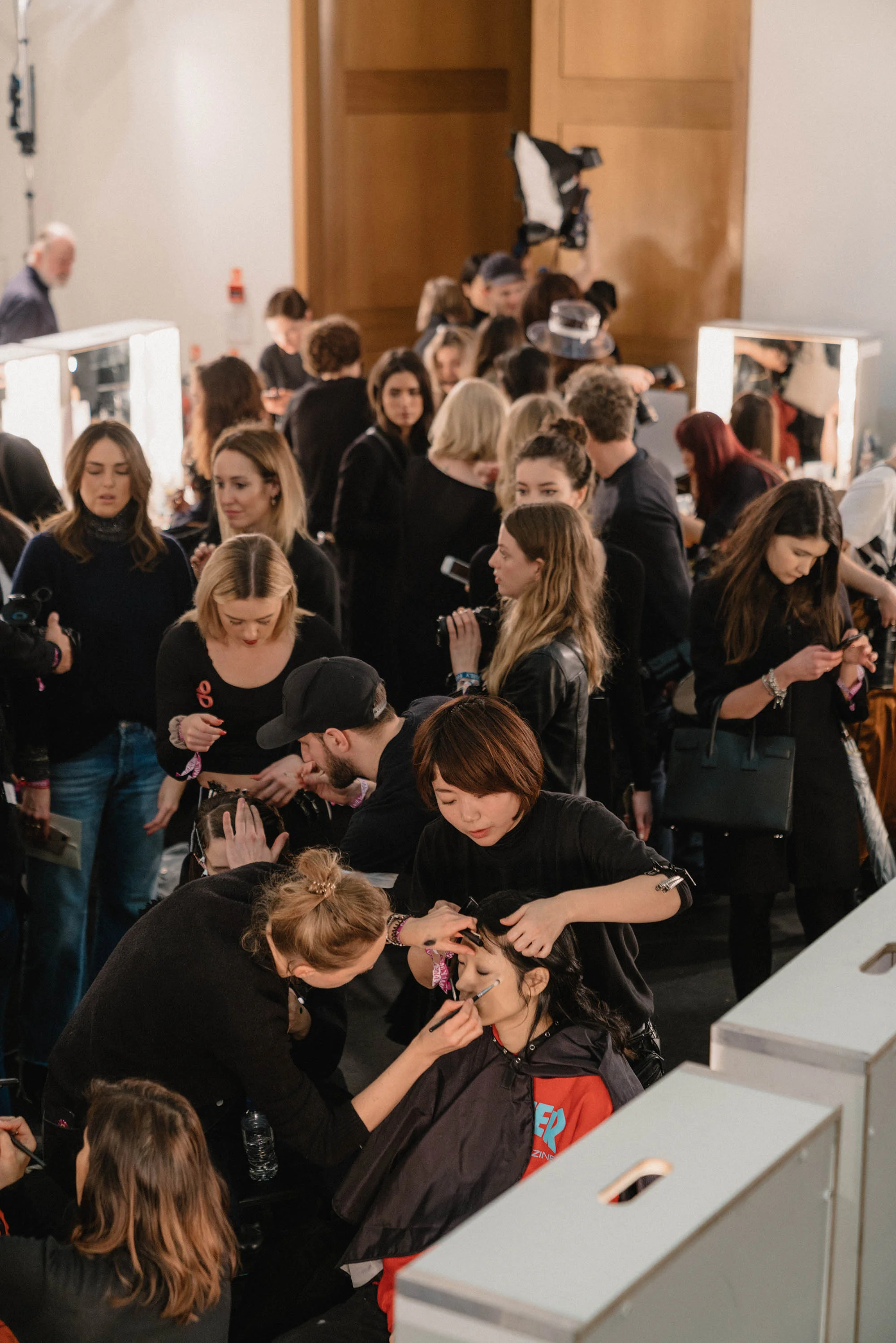 Erdem FW 2018 Backstage at the National Portrait Gallery