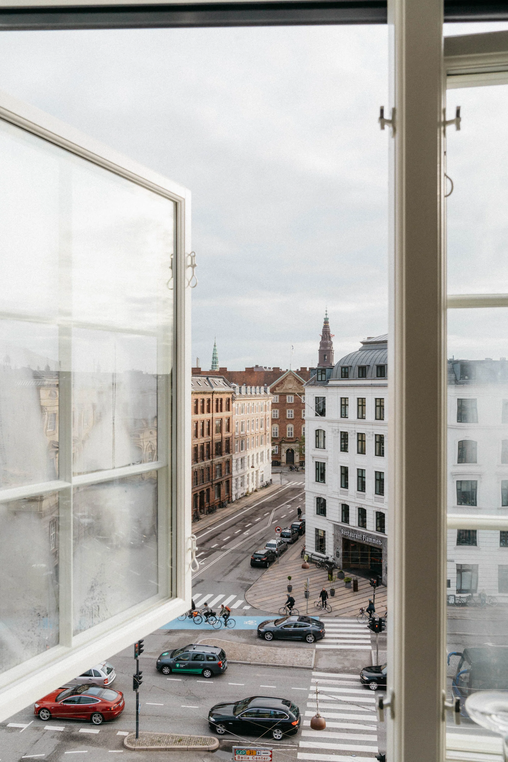 Views from our room at Nobis Hotel Copenhagen