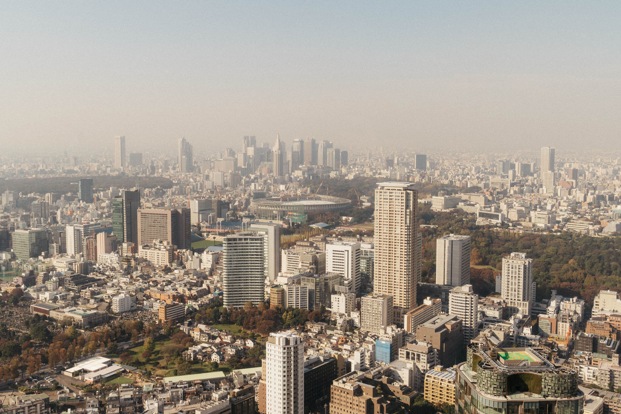 Views from The Ritz Carlton, Tokyo