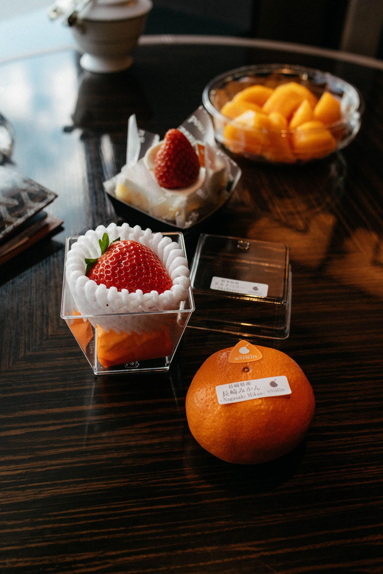 Finally tried an $8 strawberry and $5 clementine! WORTH IT.