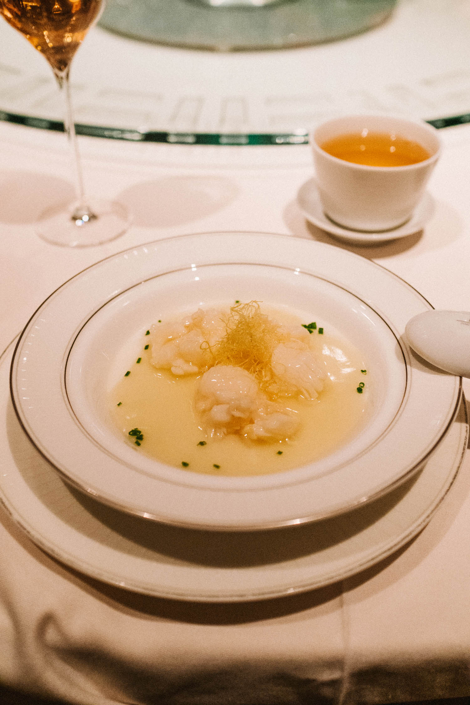 Lung King Heen, one of two Cantonese restaurants to hold three Michelin stars in Hong Kong and one of just five in the world.