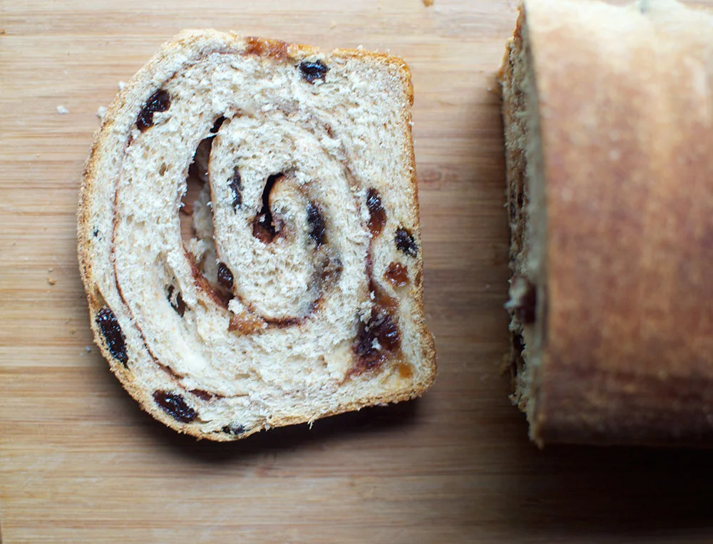 cinnamon raisin swirl bread — double thyme