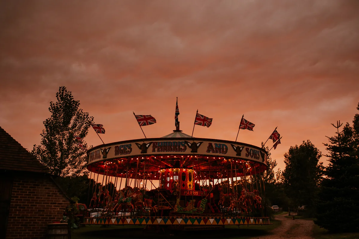 Cool fun alternative wedding photographer sussex carousel Joanna Nicole Photography (97 of 97).jpg