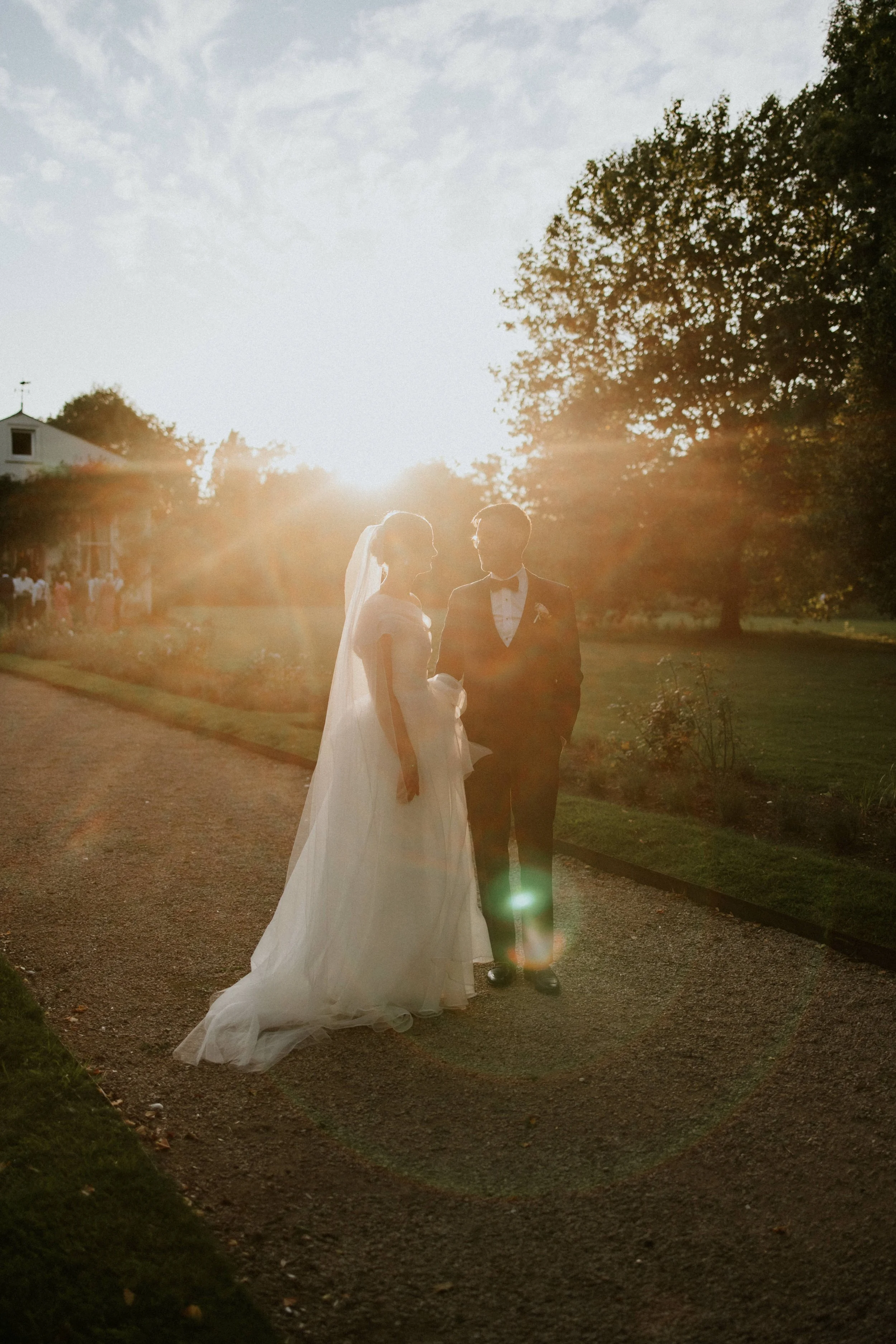 Morden Hall Wedding in the summer