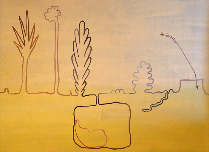 Sol Pipkin - Mirar un arco hasta convertirse en flecha, 2012.