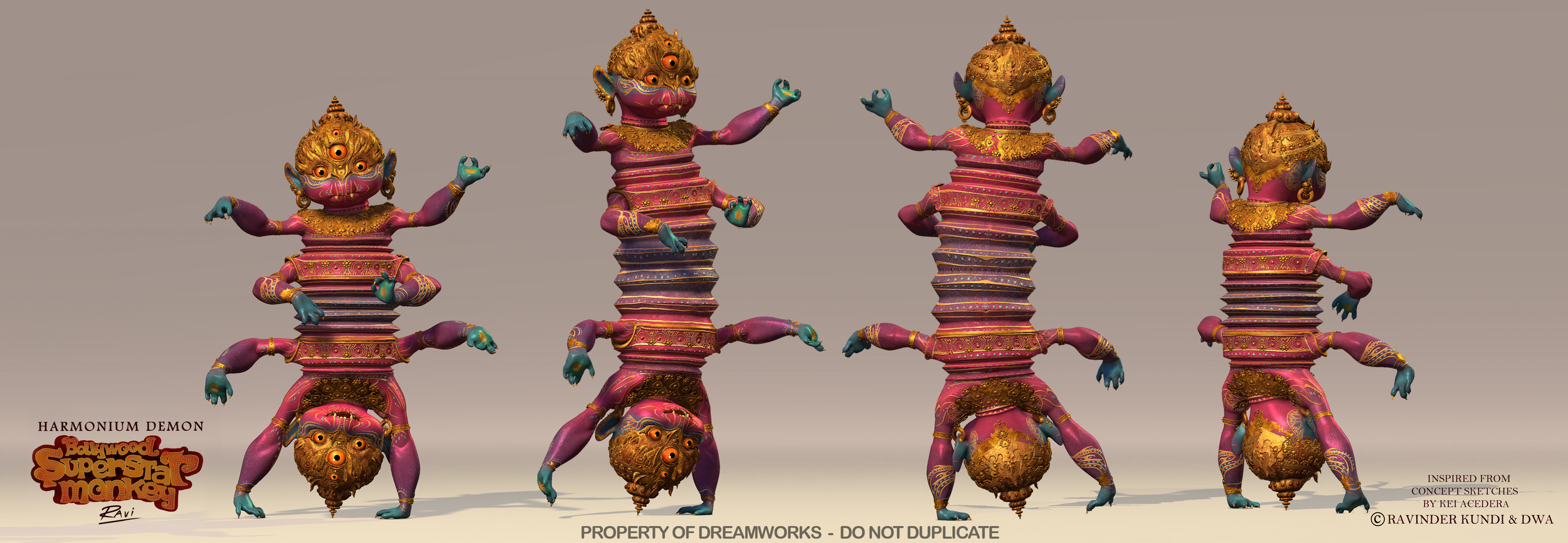 bollywood monkey superstar harmonium demon