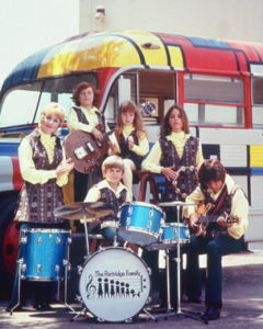 The Partridge Family and their famous Mondrian-inspired bus!