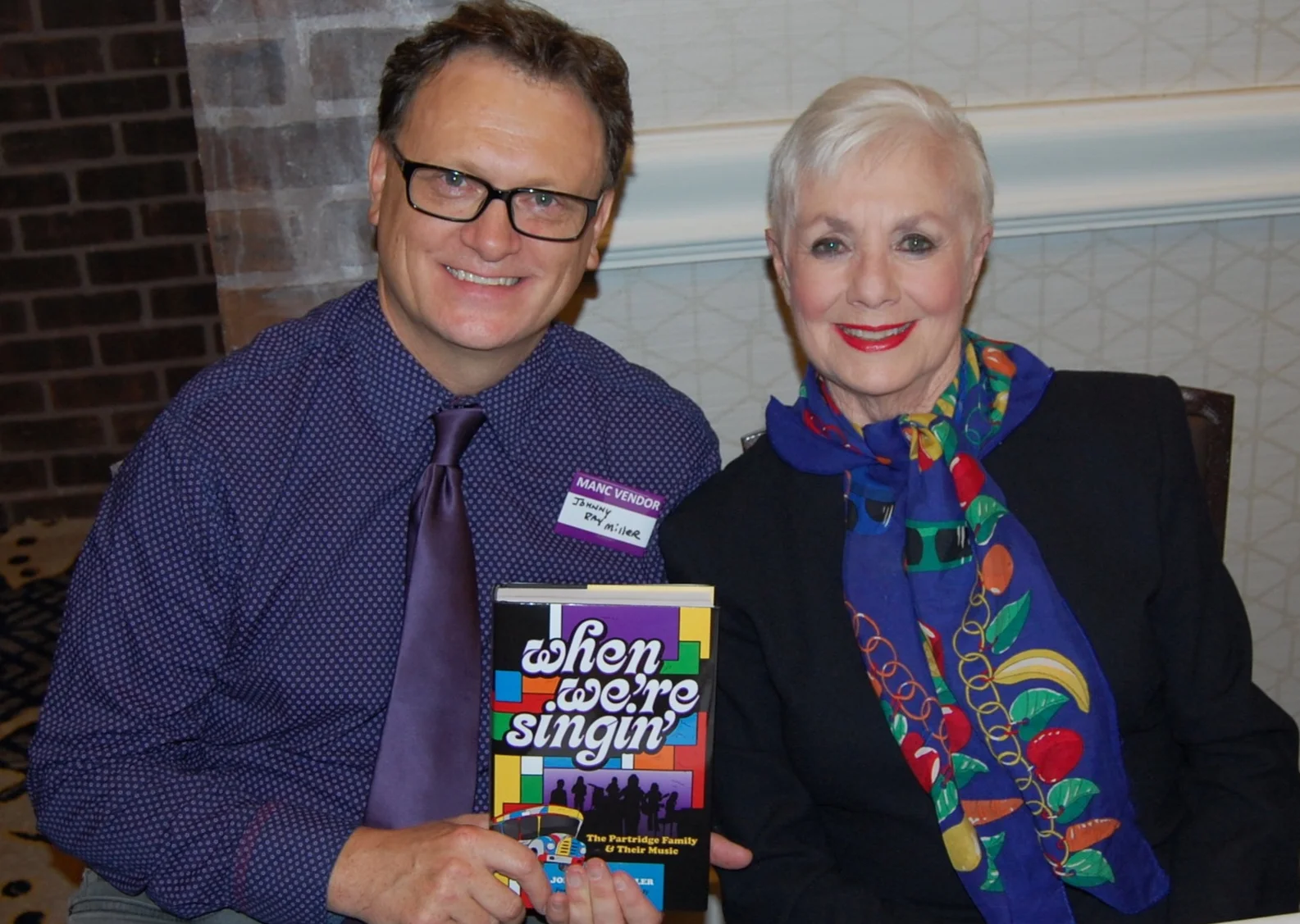 With Shirley Jones, at the very first convention I ever attended in Baltimore, Maryland, 2017.