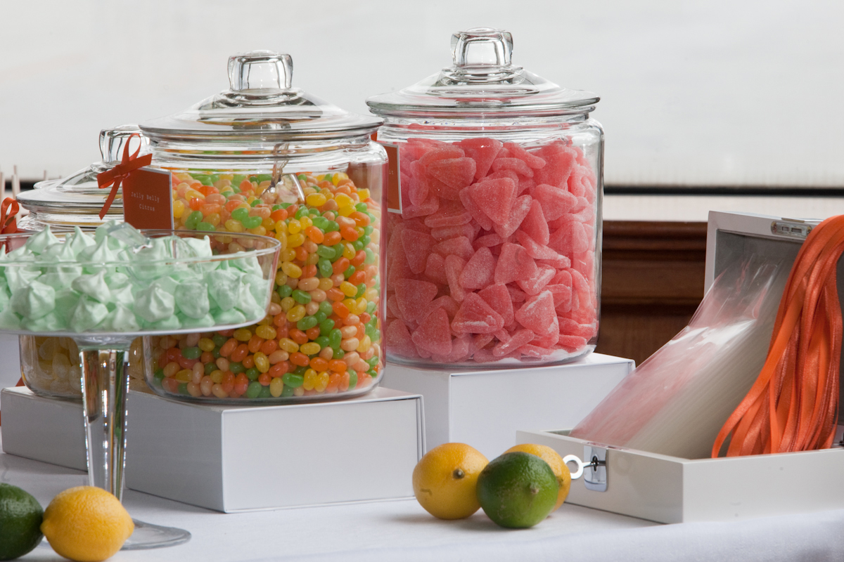 Project: Full event design, including paperie design and production, favors, and confectionary Venue: The Water Club Photo: Lyn Hughes Photography