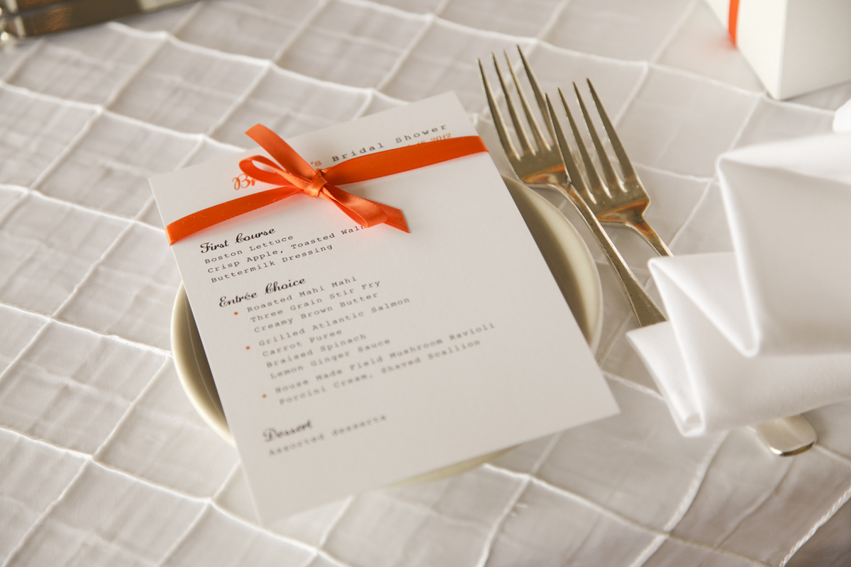 Project: Full event design, including paperie design and production, favors, and confectionary Venue: The Water Club Photo: Annabel Hannah