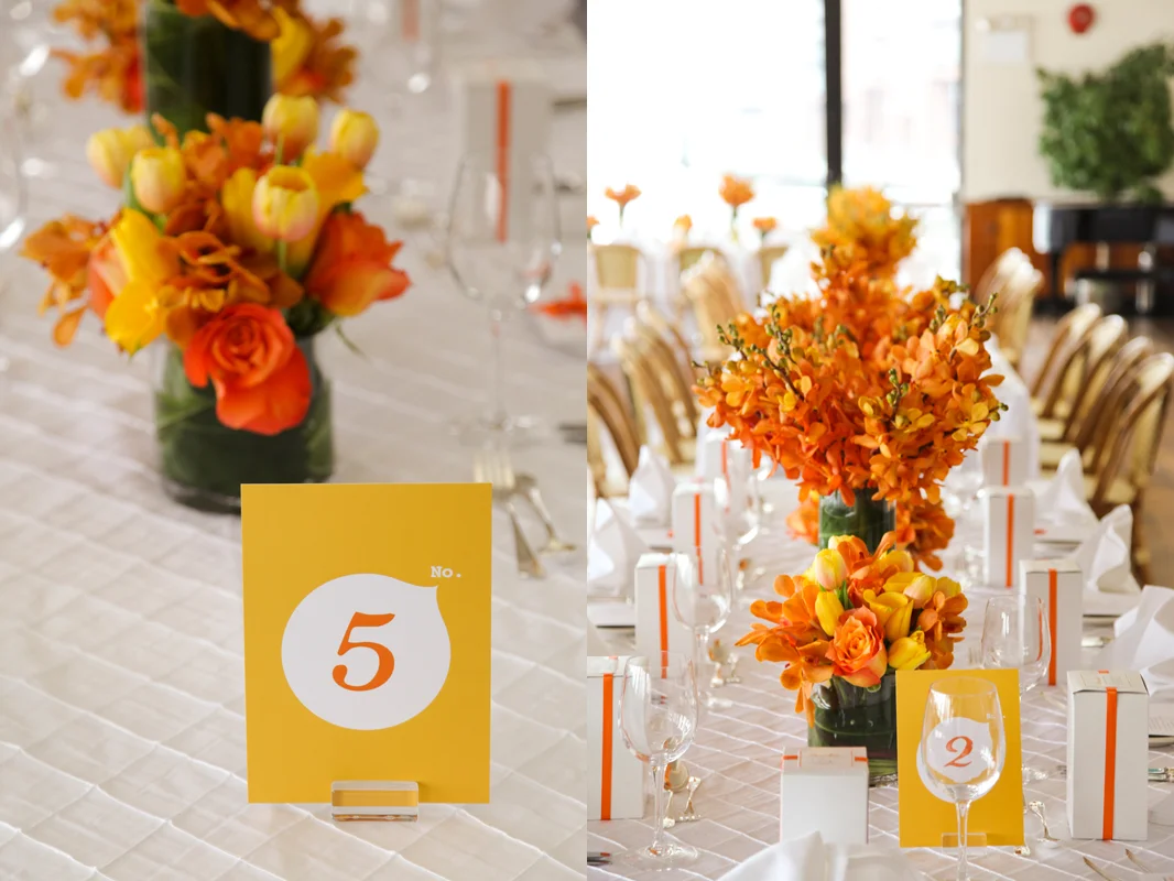 Project: Full event design, including paperie design and production, favors, and confectionary Venue: The Water Club Photo: Annabel Hannah