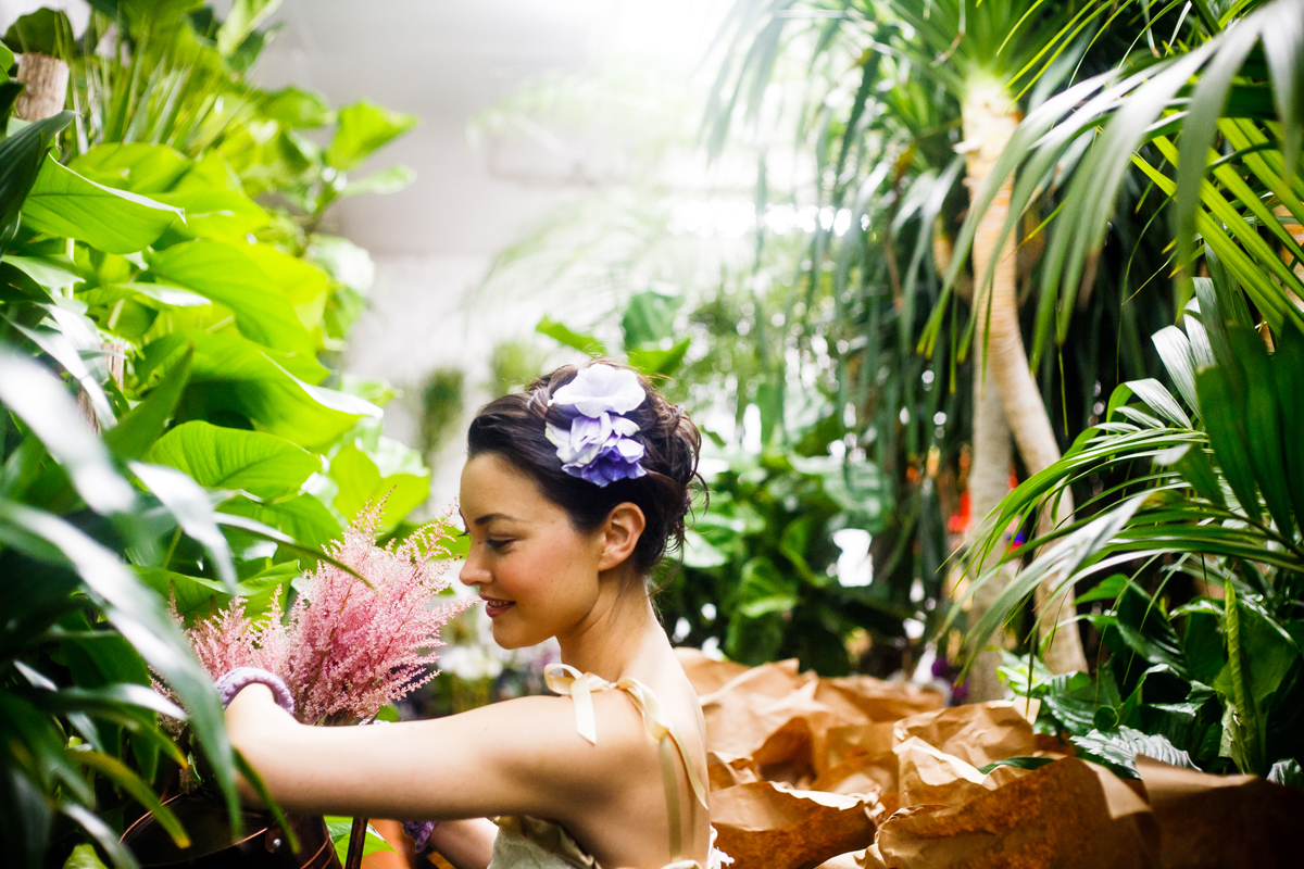 Project: Launch Photoshoot for Blush Designs Location: NYC Flower Market Photo: Amber Knowles with The Amber Studio