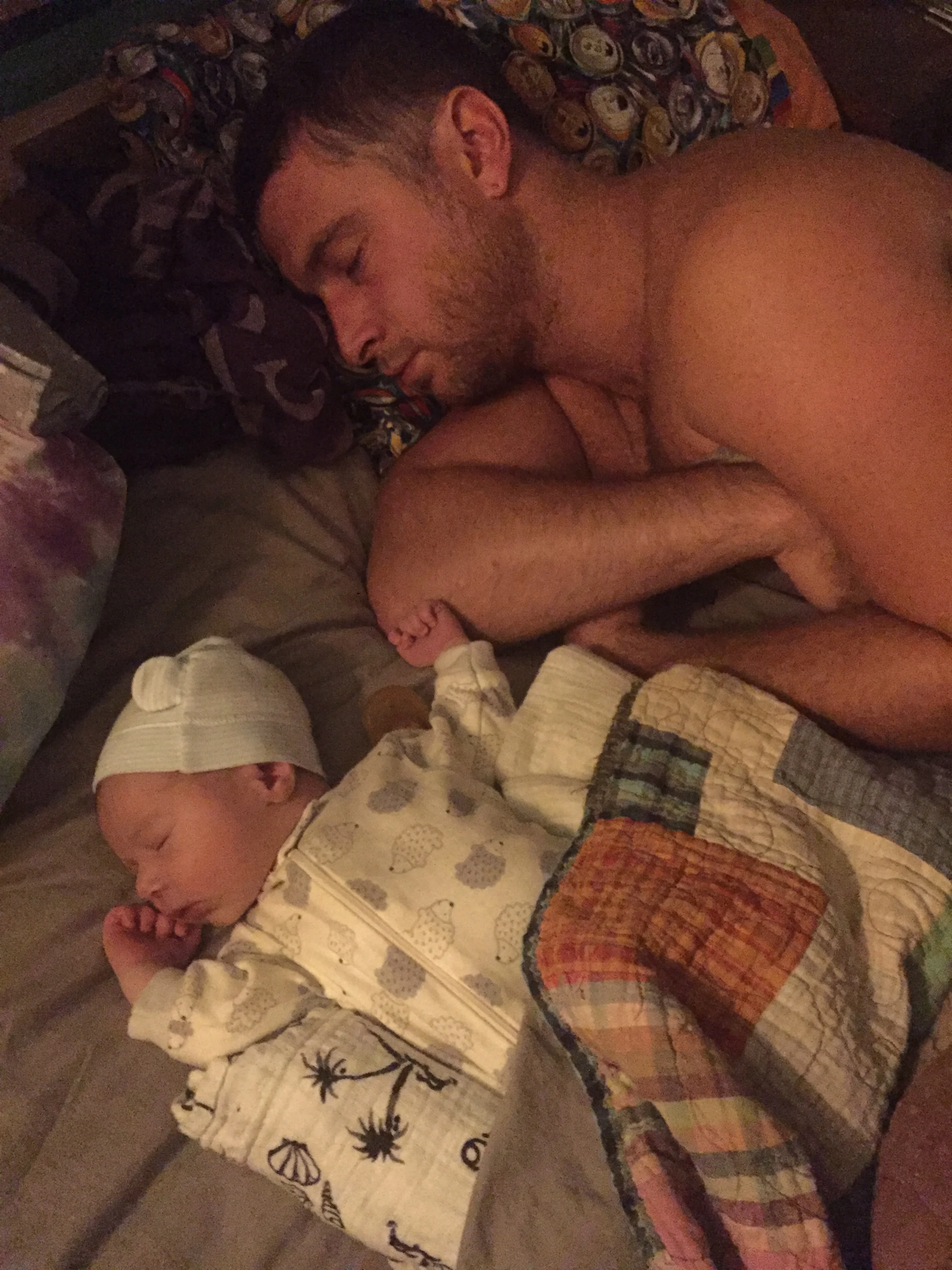  Or naps with dad were always good too. 