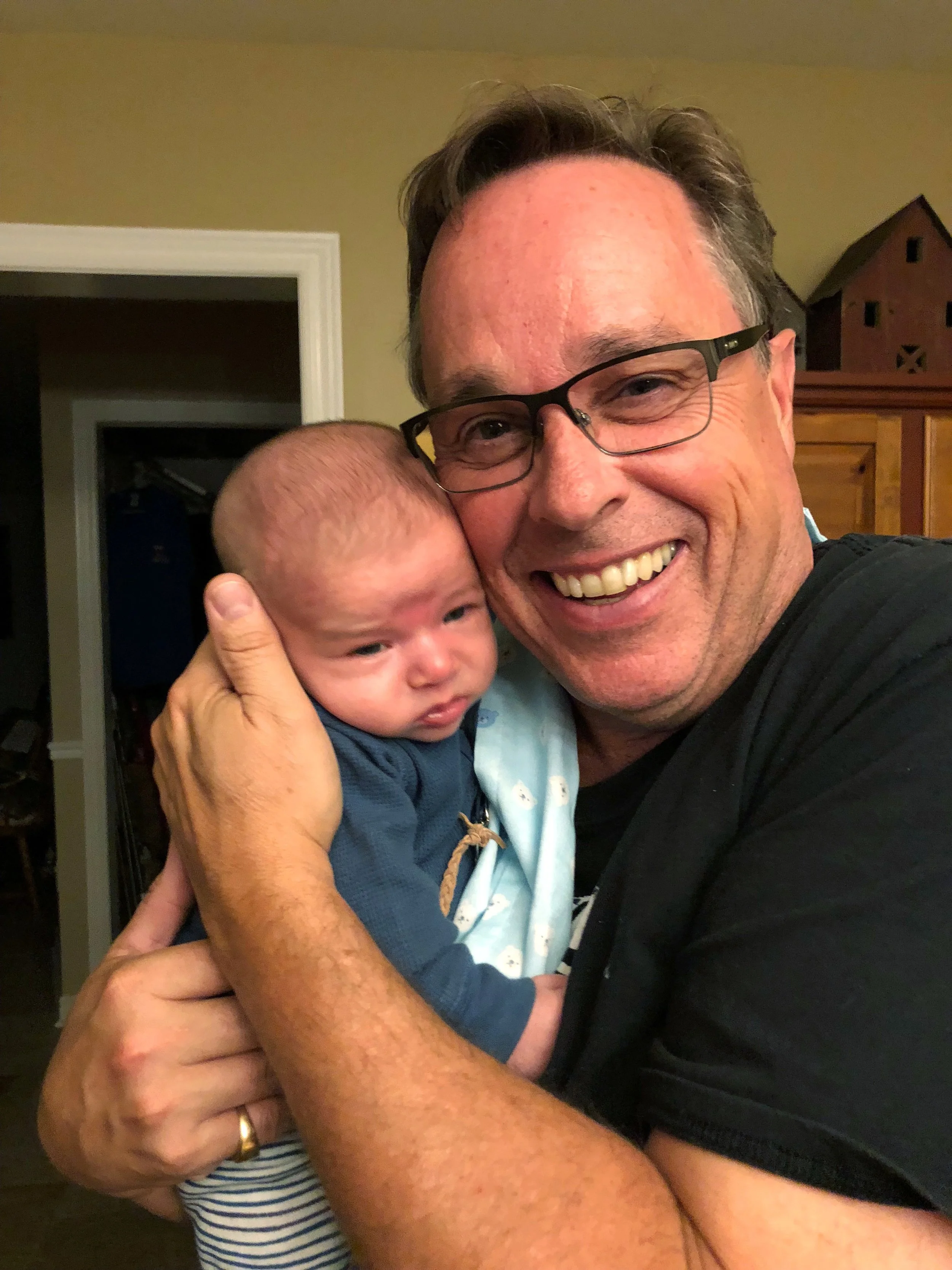  Cuddles with Grandpa 